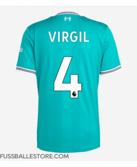 Günstige Liverpool Virgil van Dijk #4 3rd trikot 2025-26 Kurzarm